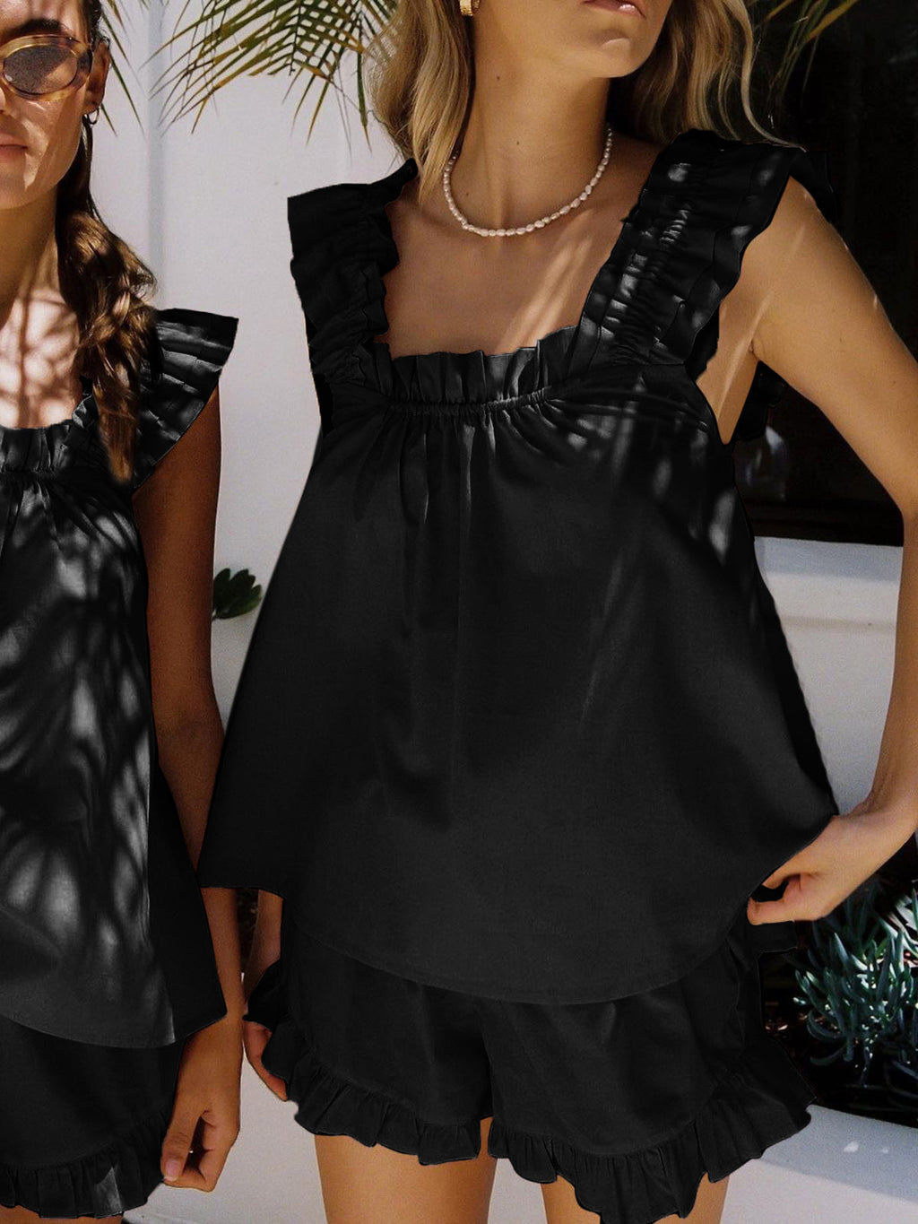 Sophia | Women’s Ruffle Summer Lounge Set